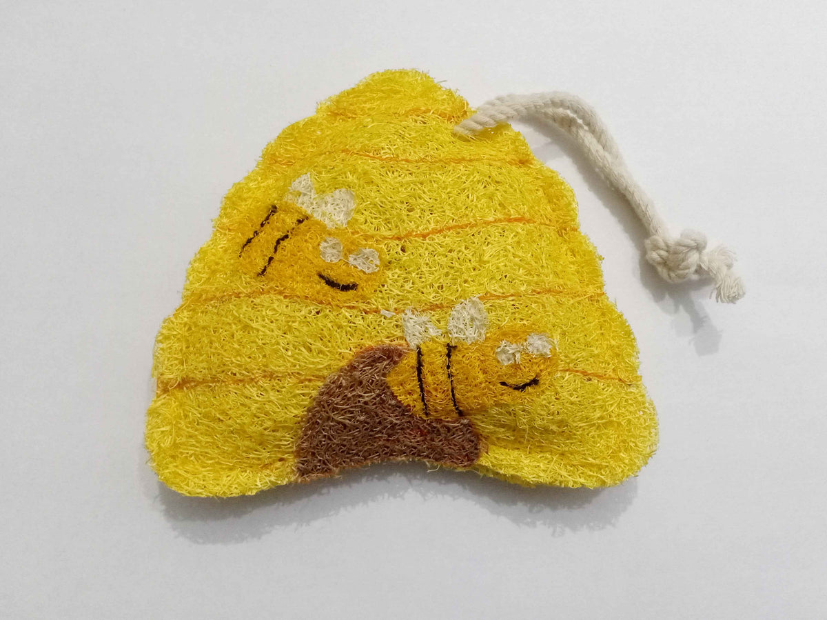 Loofah Veggie & Animal Design Scrubber (choose design)