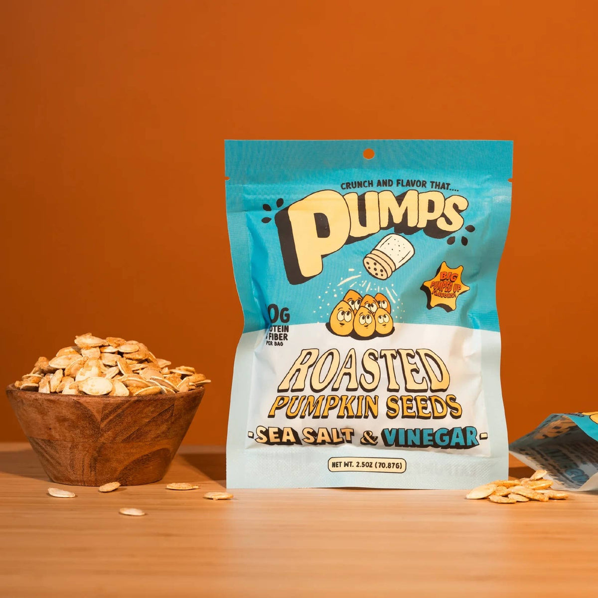 Sea Salt & Vinegar Pumps Roasted Pumpkin Seeds