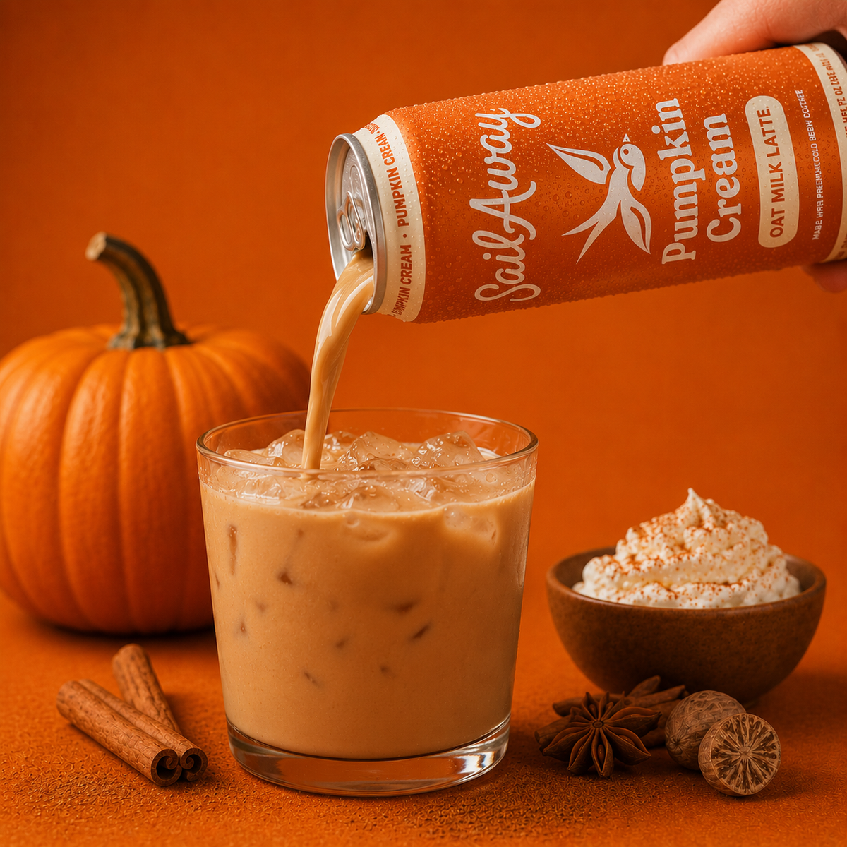 Oat Milk Latte - PUMPKIN CREAM *Seasonal*