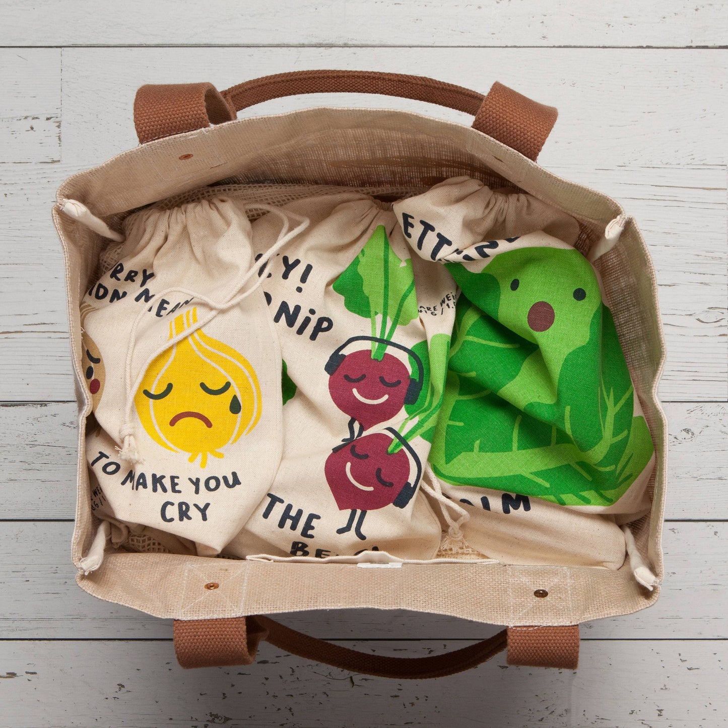 Funny Food Reusable Produce Bag Set