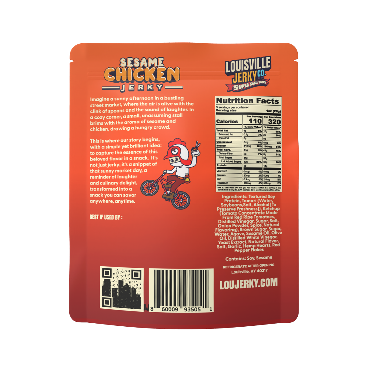 Vegan Sesame Chicken Jerky