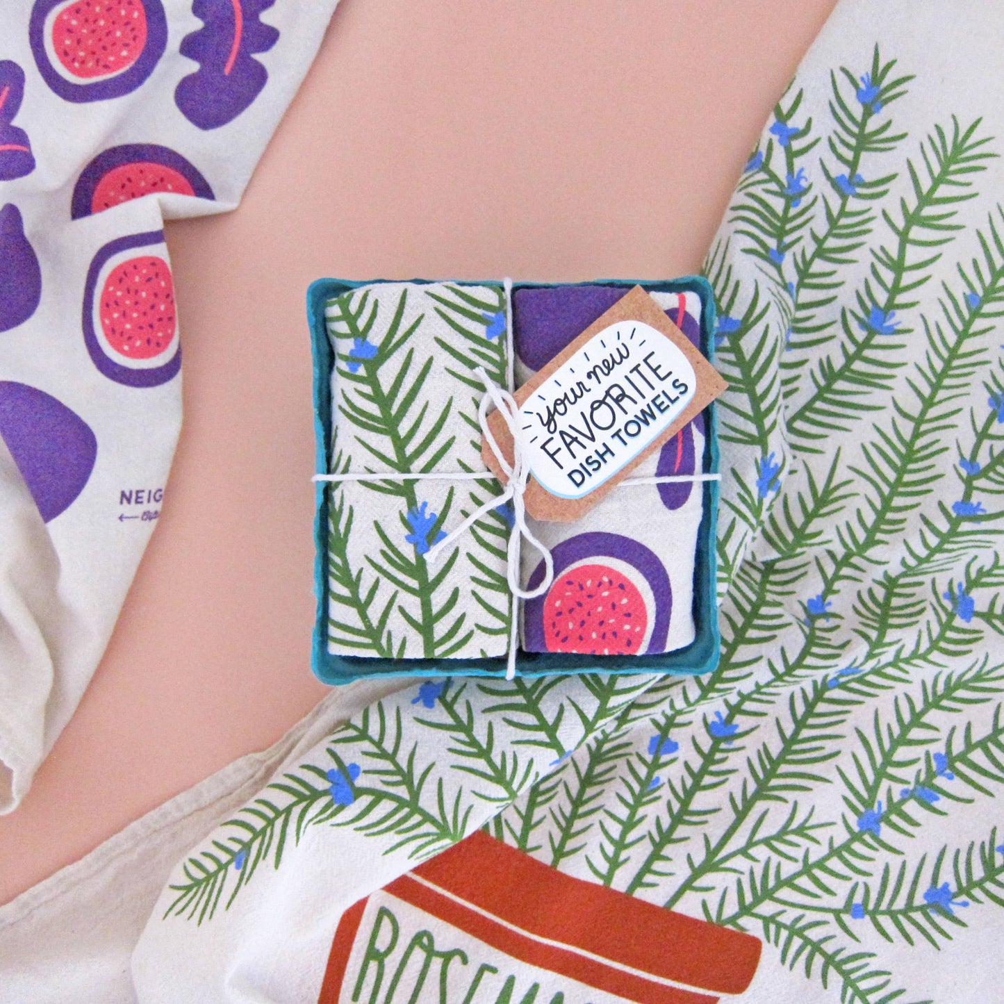 Rosemary & Fig Tea Towel Set