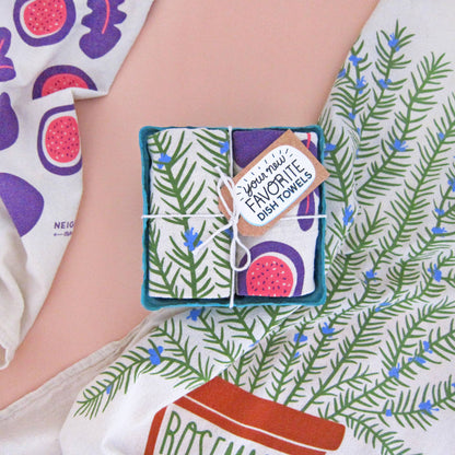 Rosemary & Fig Tea Towel Set