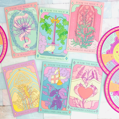 Triple Curled Parsley Tarot Garden + Gift Seed Packet