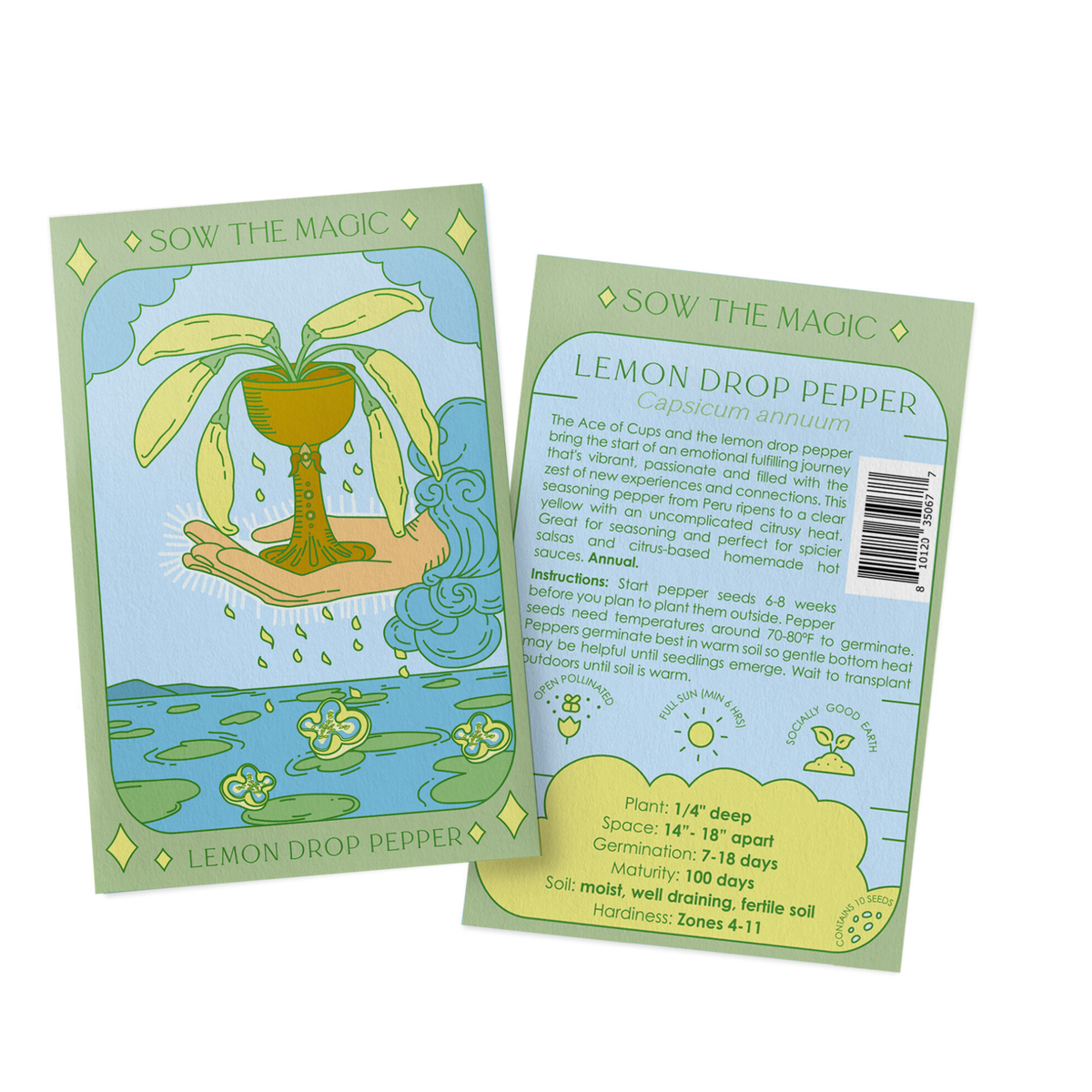 Lemon Drop Pepper Tarot Garden