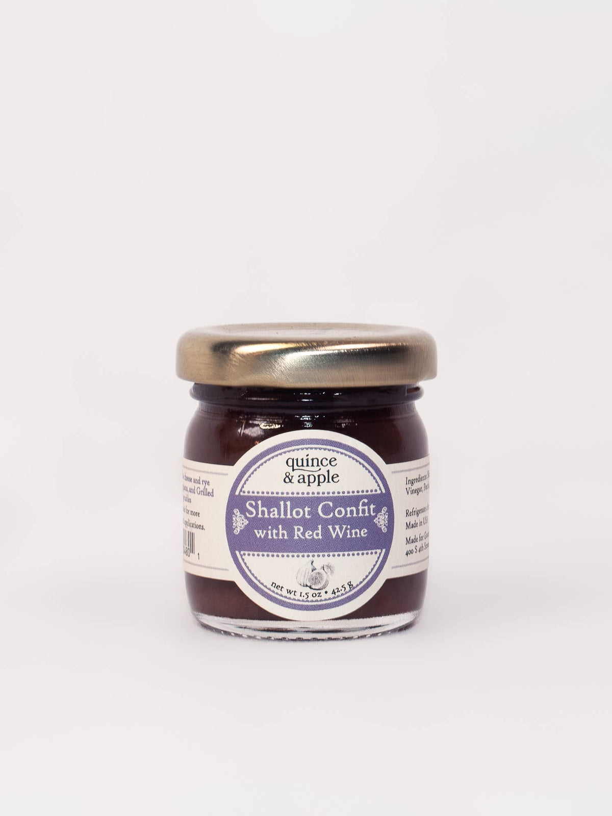 Shallot Confit with Red Wine