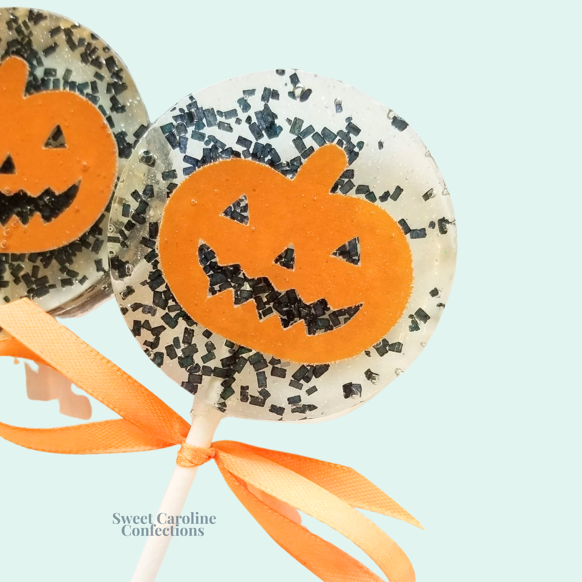 Jackolantern Pumpkin Lollipops, Mandarin Flavor