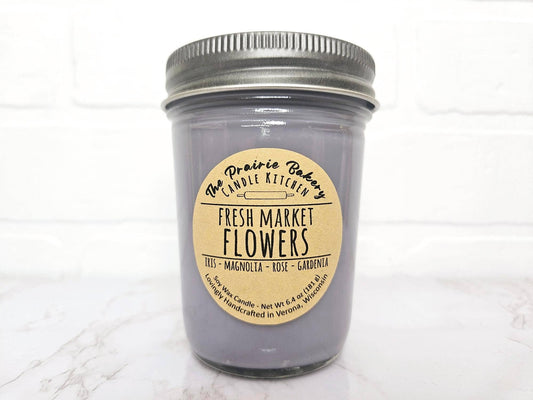 Fresh Market Flowers Scented Soy Wax Candle