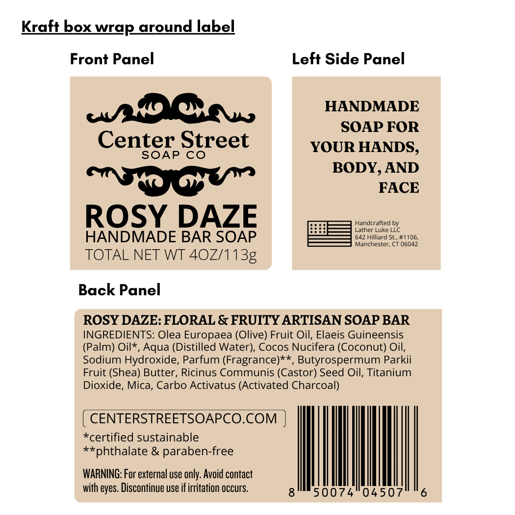 Rosy Daze Handmade Bar Soap