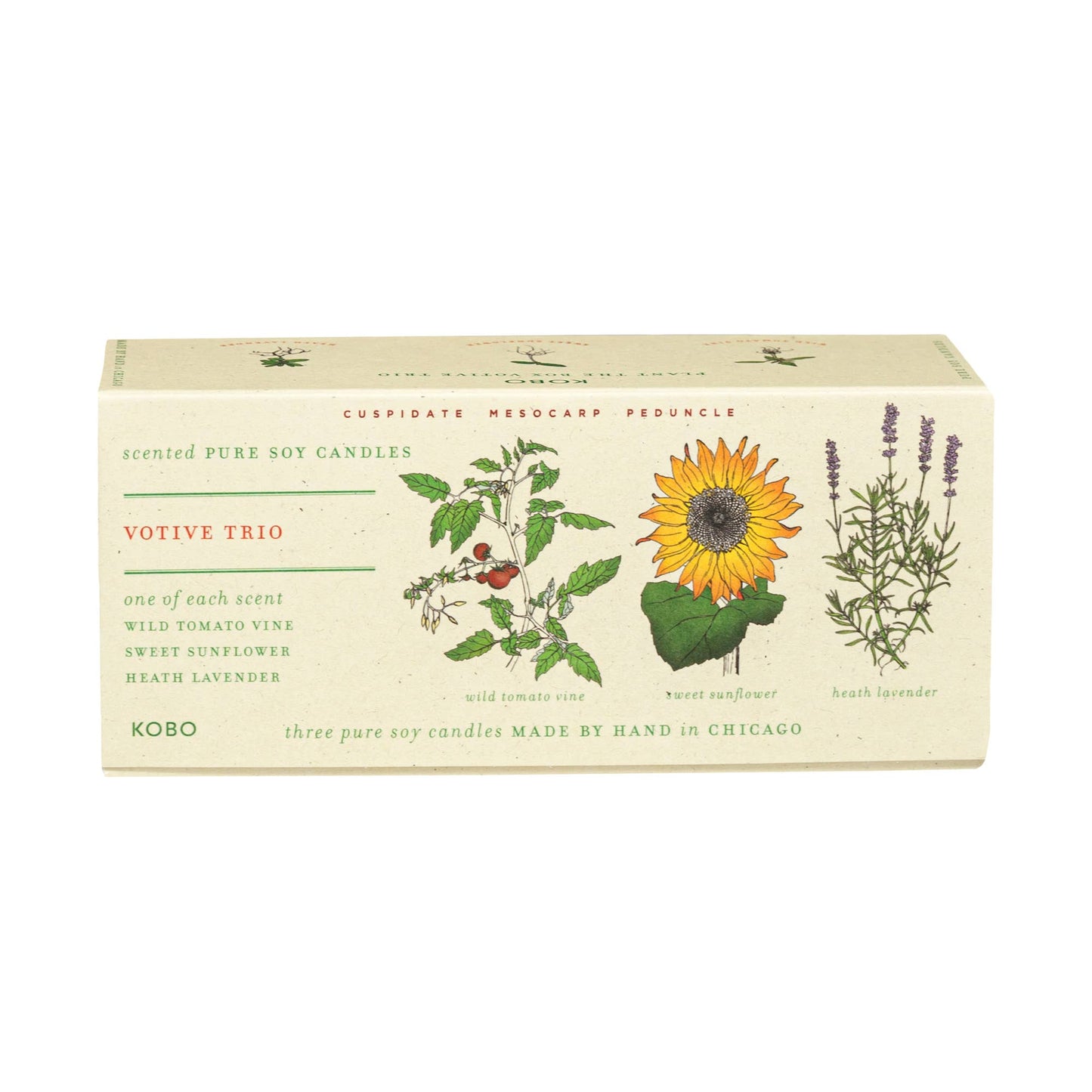 Plant the Box Votive Candle Trio, Endless Summer