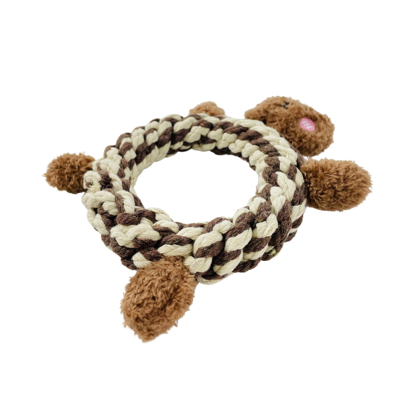 Eco-Bear Macrame Dog Toy
