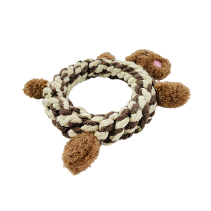 Eco-Bear Macrame Dog Toy