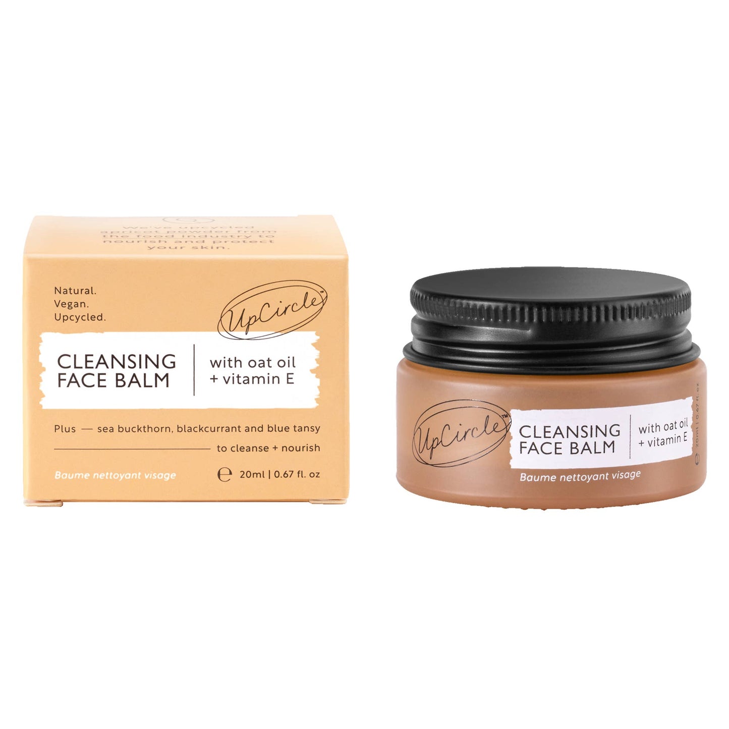Spa Cleansing Face Balm with Oat Oil + Vitamin E, Travel Size