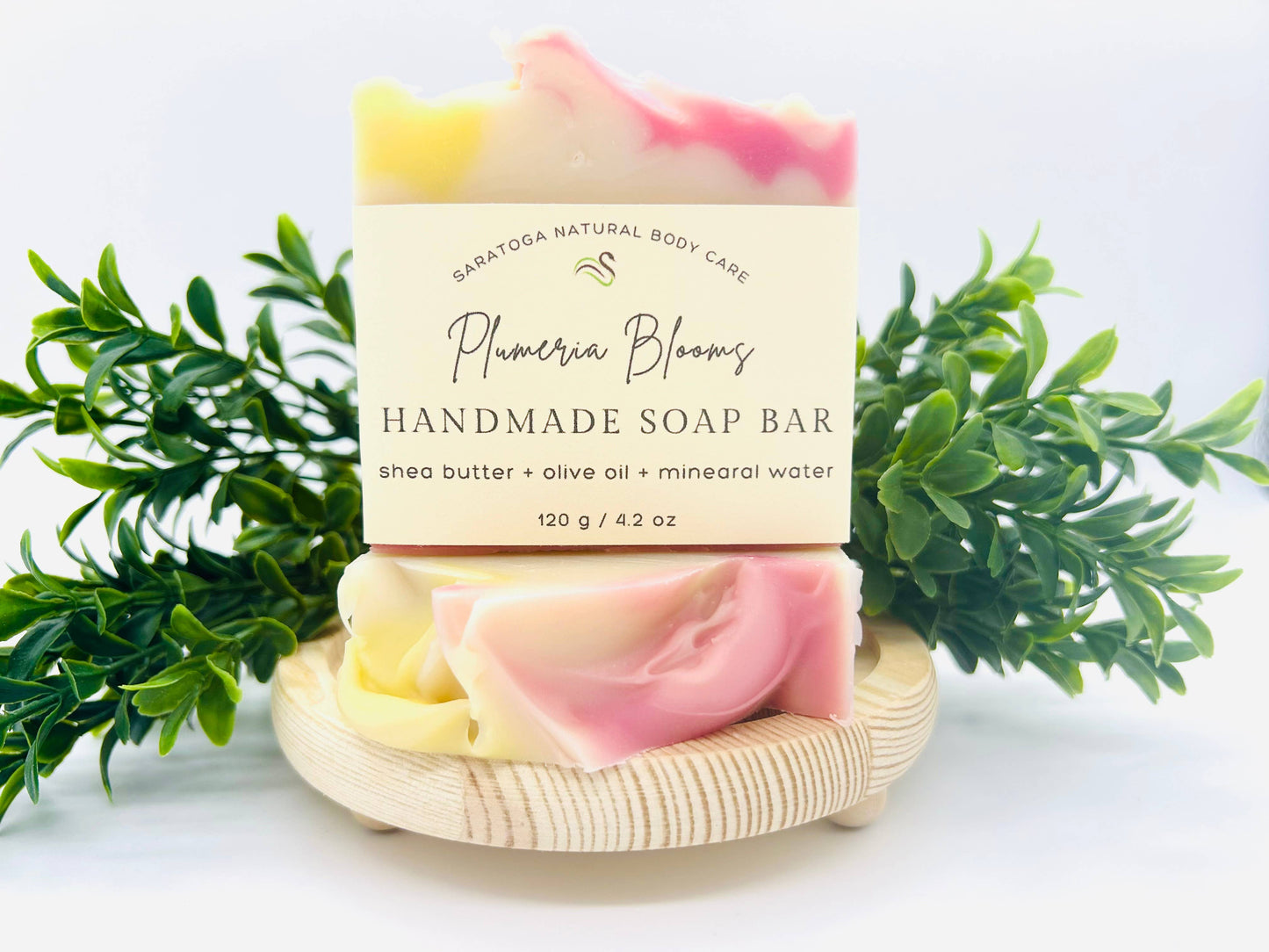 Plumeria Blooms Handmade Soap Bar