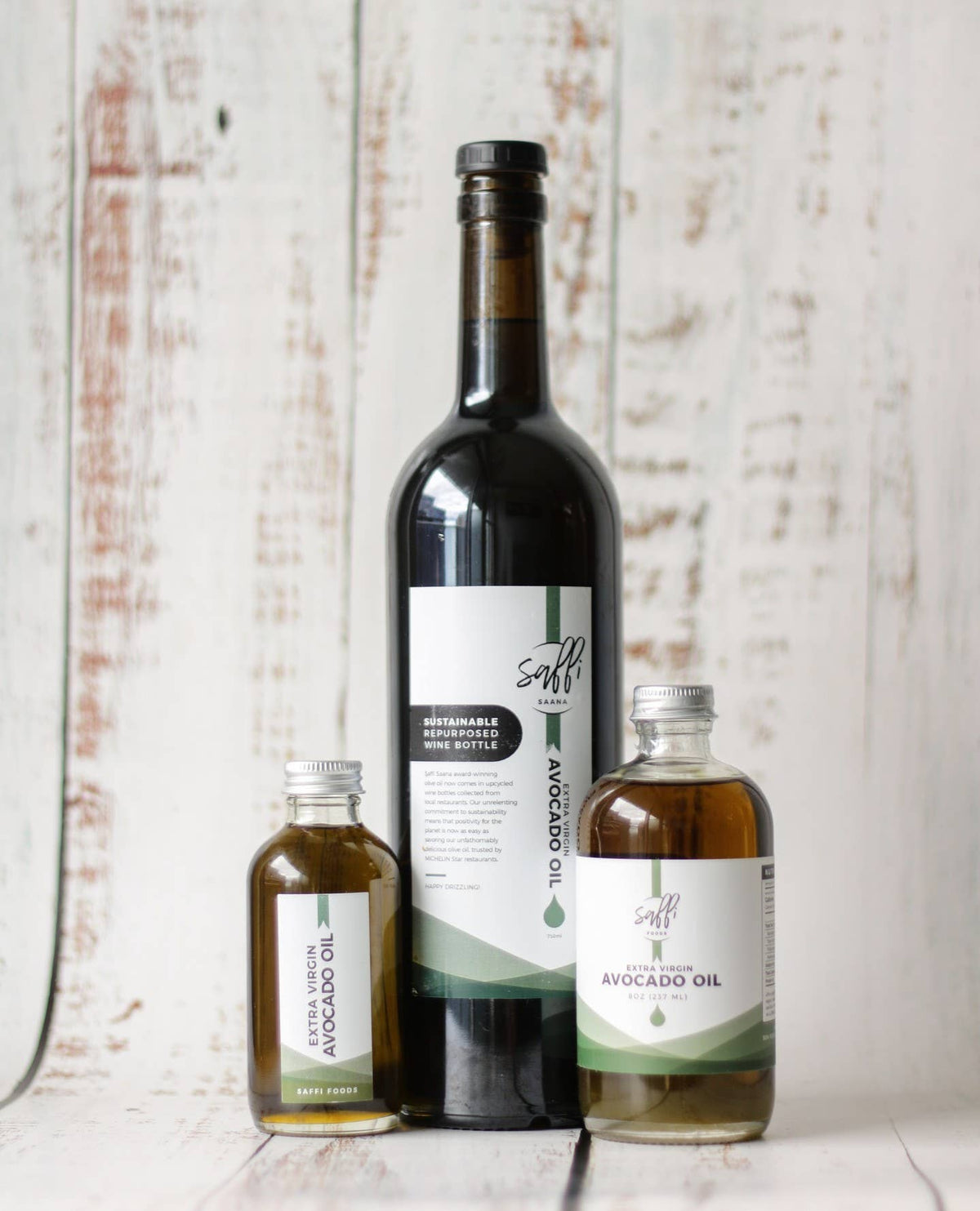 Saffi Saana Extra Virgin Avocado Oil - 750ml wine bottle