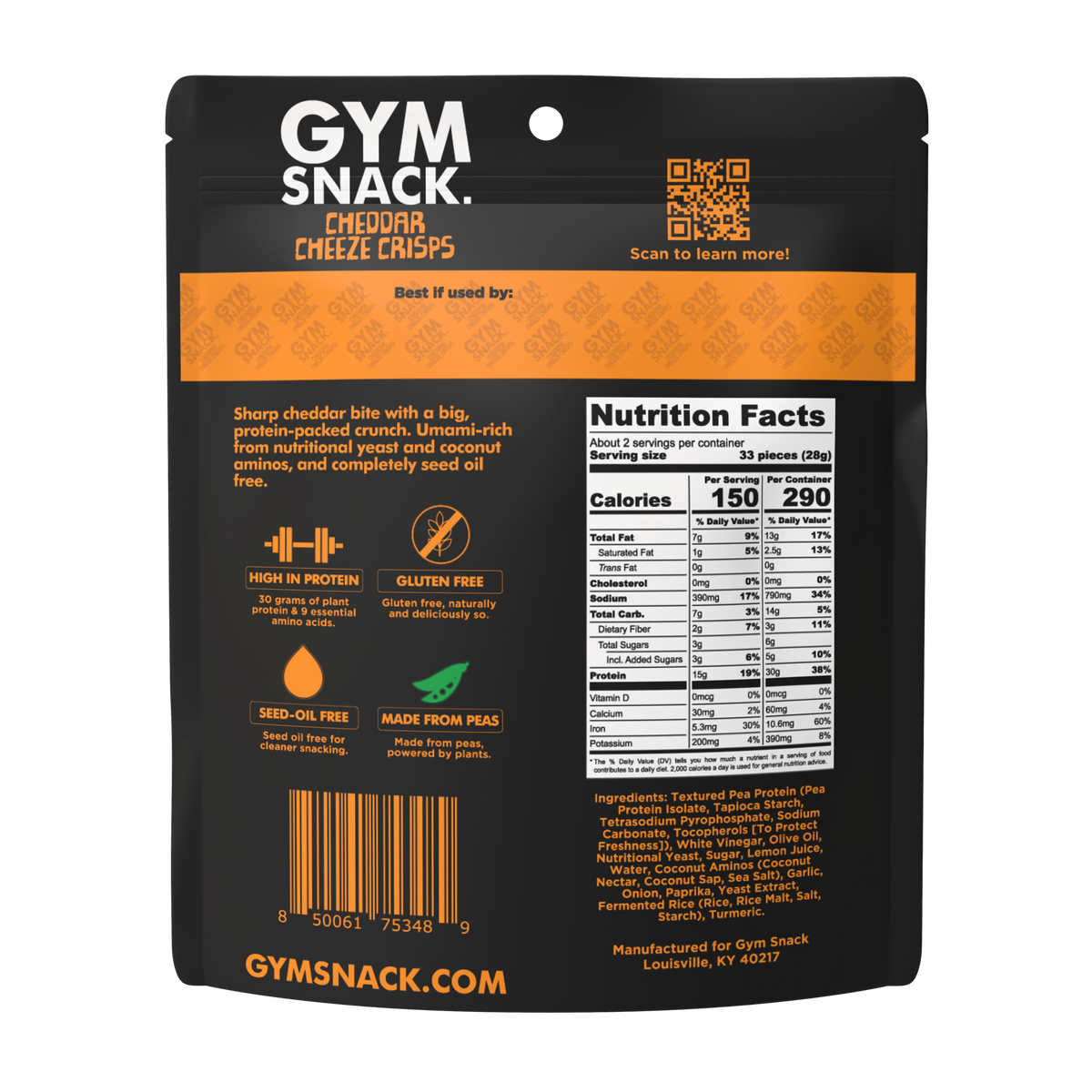 Cheddar Cheeze Gym Snack