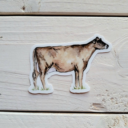 Jersey Cow Vinyl Sticker