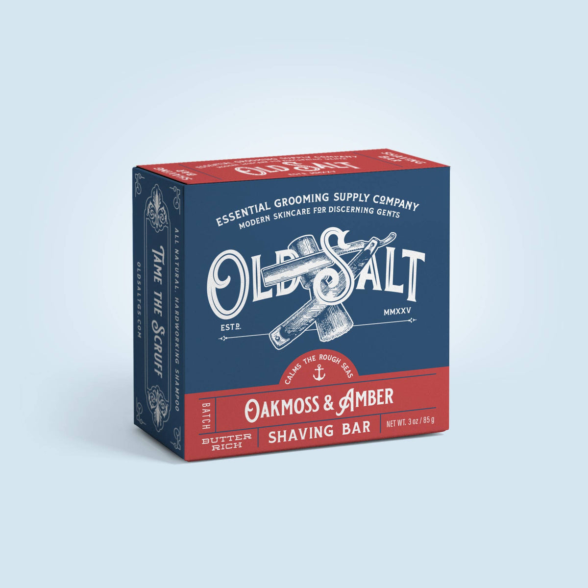 Oakmoss + Amber Shave Bar