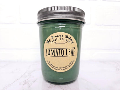 Tomato Leaf Scented Soy Wax Candle