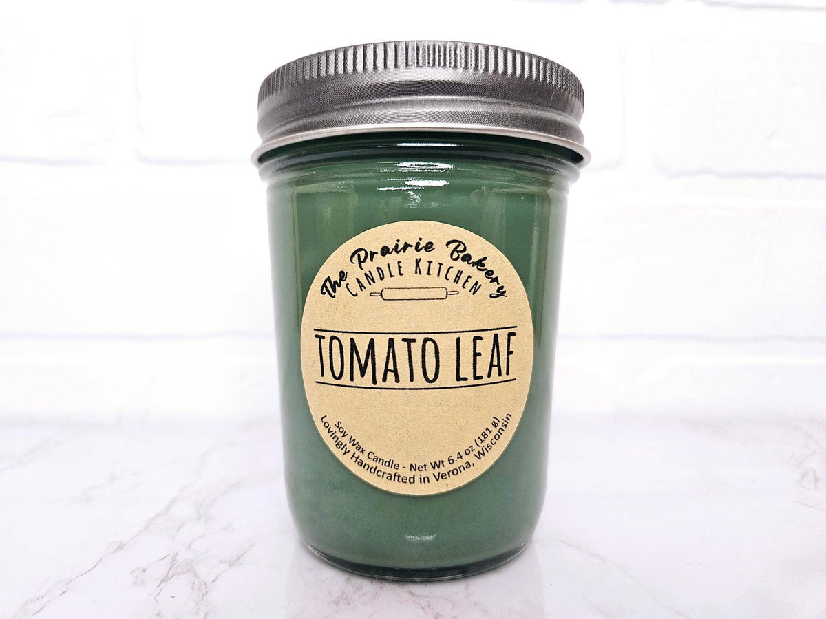 Tomato Leaf Scented Soy Wax Candle