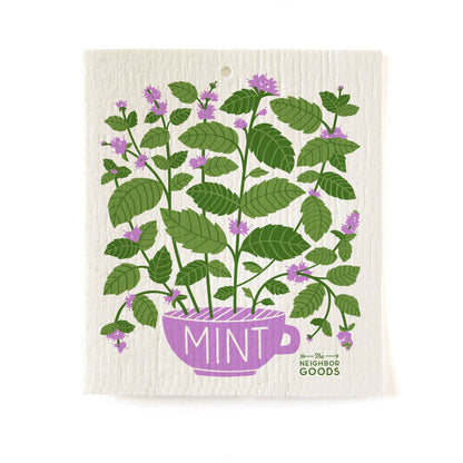 Fresh Herbs Sponge Cloth Set
