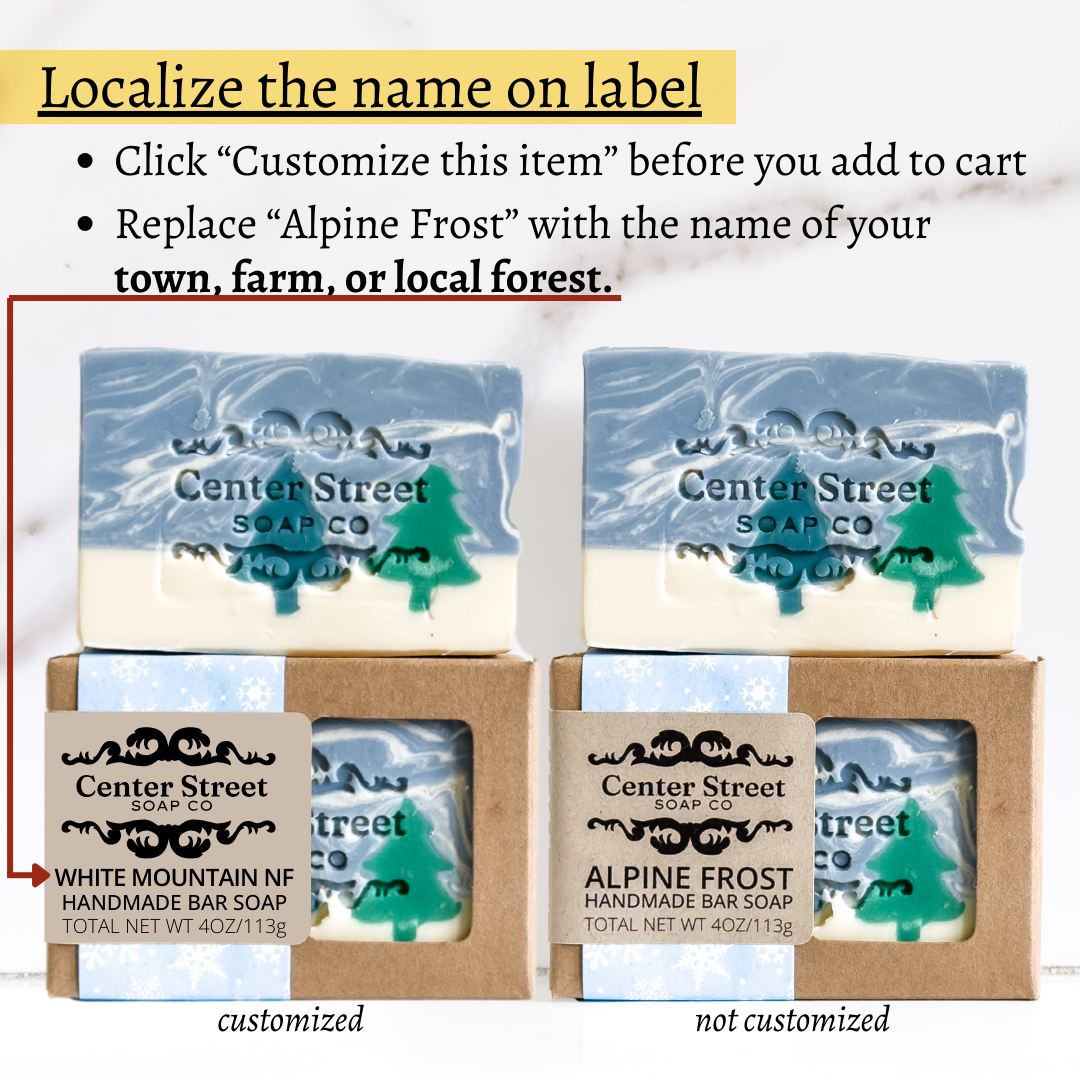 Alpine Frost Handmade Bar Soap