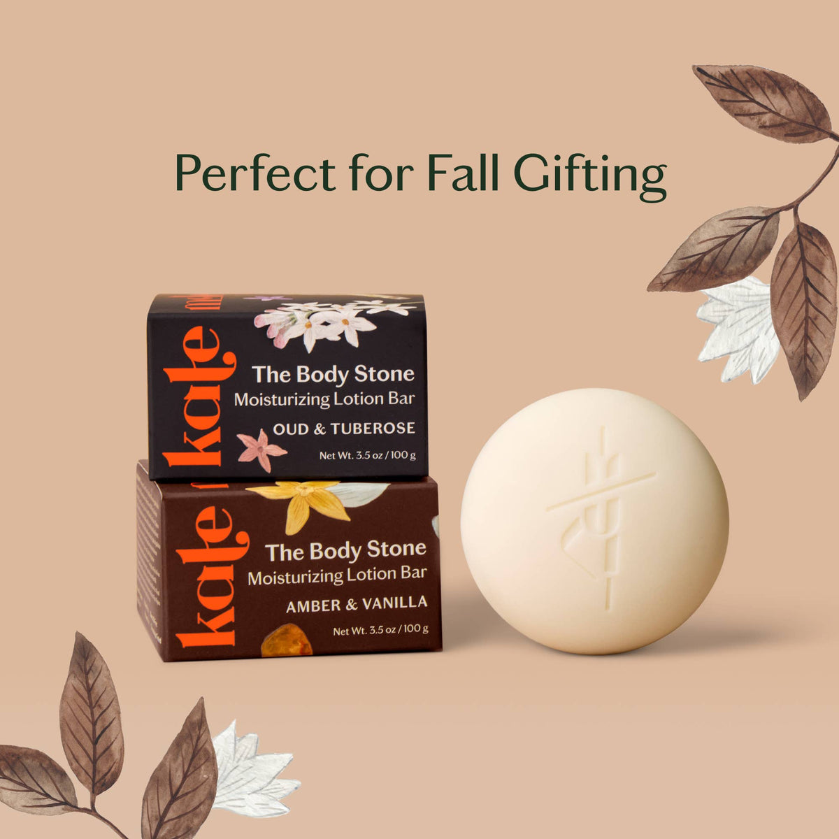 Oud & Tuberose Body Stone Lotion Bar