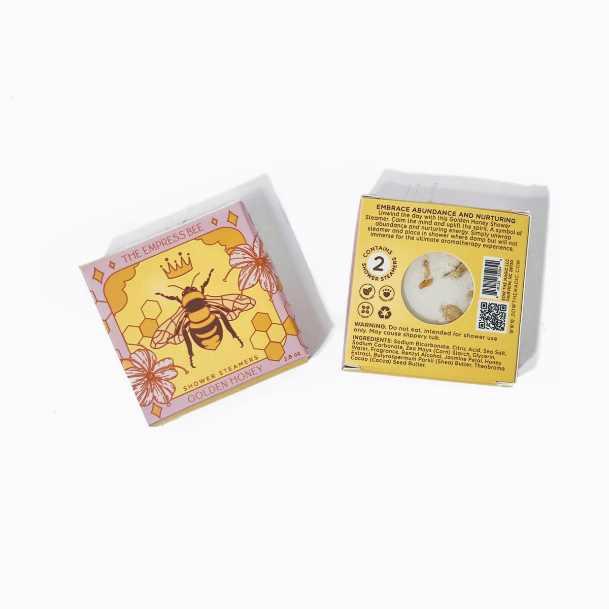 The Empress Bee Shower Steamer Set
