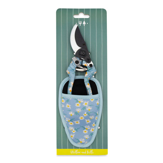 Willow and Belle Daisy Secateurs With Pouch