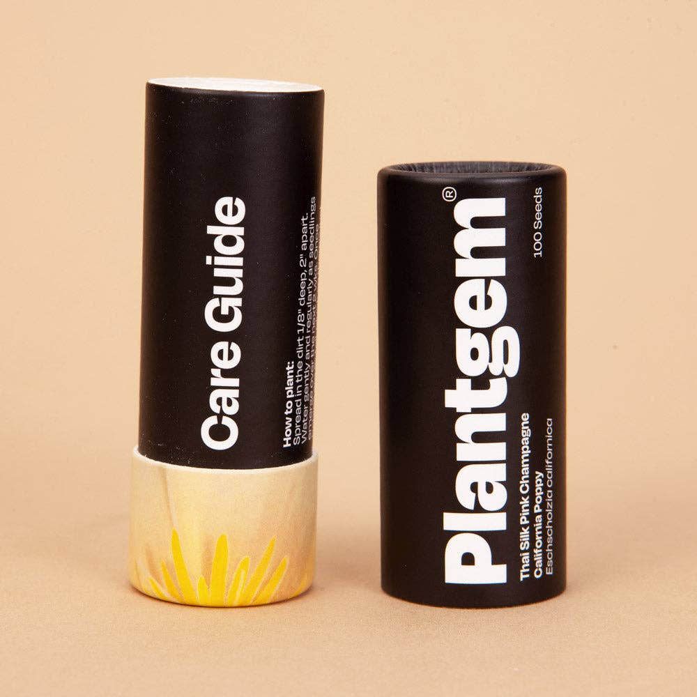 Thai Silk Pink Champagne California Poppy - 100 Seeds