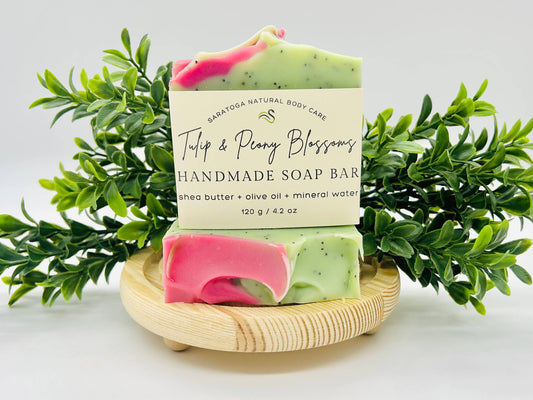 Tulip Peony Handmade Soap Bar