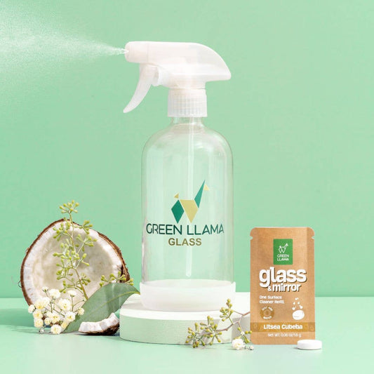 Refillable Glass Cleaning Kit