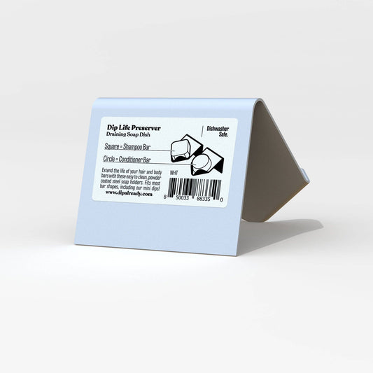 Life Preserver: White Draining Soap Dish