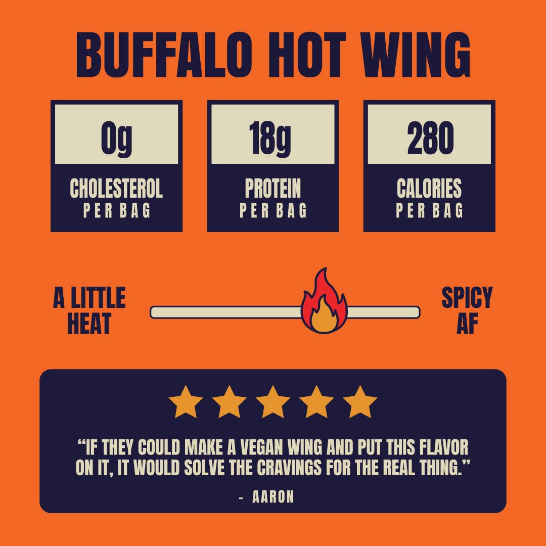 Vegan Buffalo Hot Wing Jerky