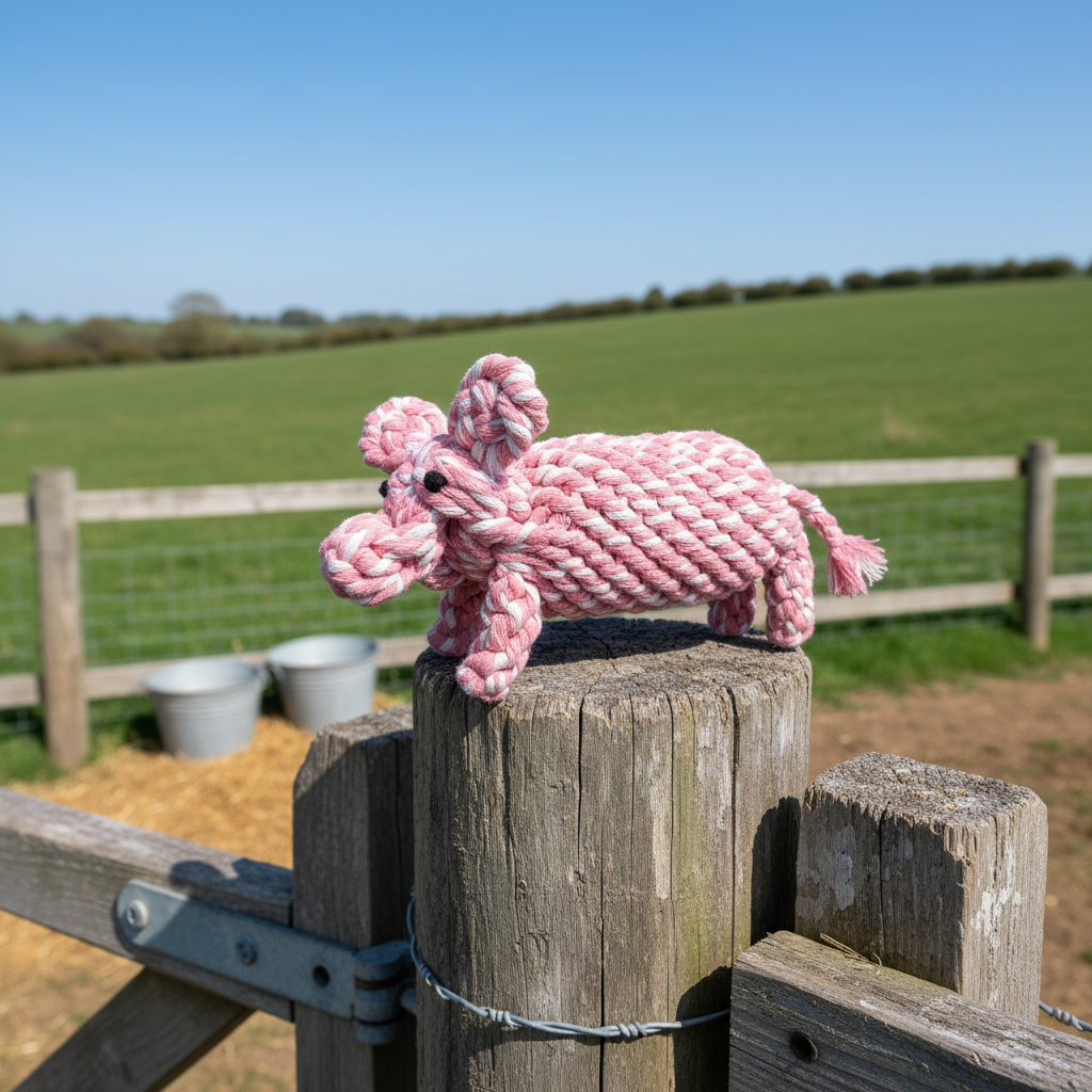 Sustainable Rope Animal Dog Chew Toys