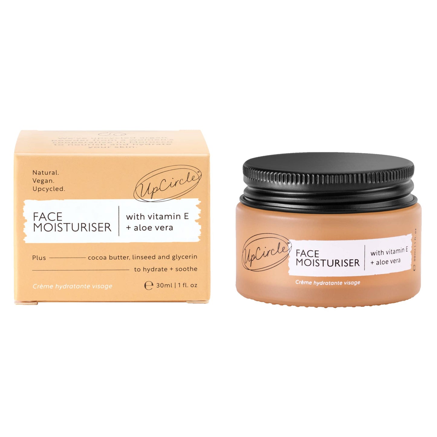 Eco Face Day Cream with Vitamin E + Aloe Vera, Travel