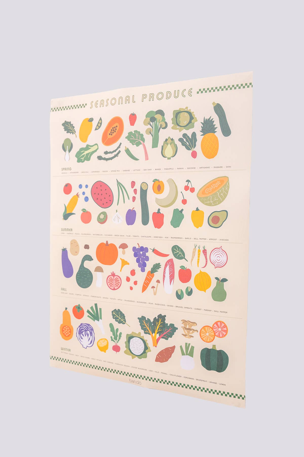 Seasonal Food Calendar, Produce