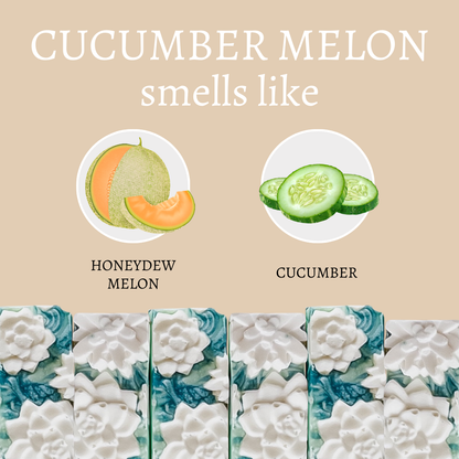 Cucumber Melon Vegan Handmade Soap Bar