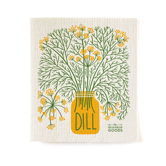 Dill Herb Sponge Cloth