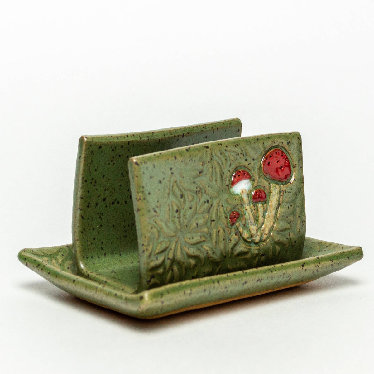 Mushroom Ceramic Kitchen Sponge Holder