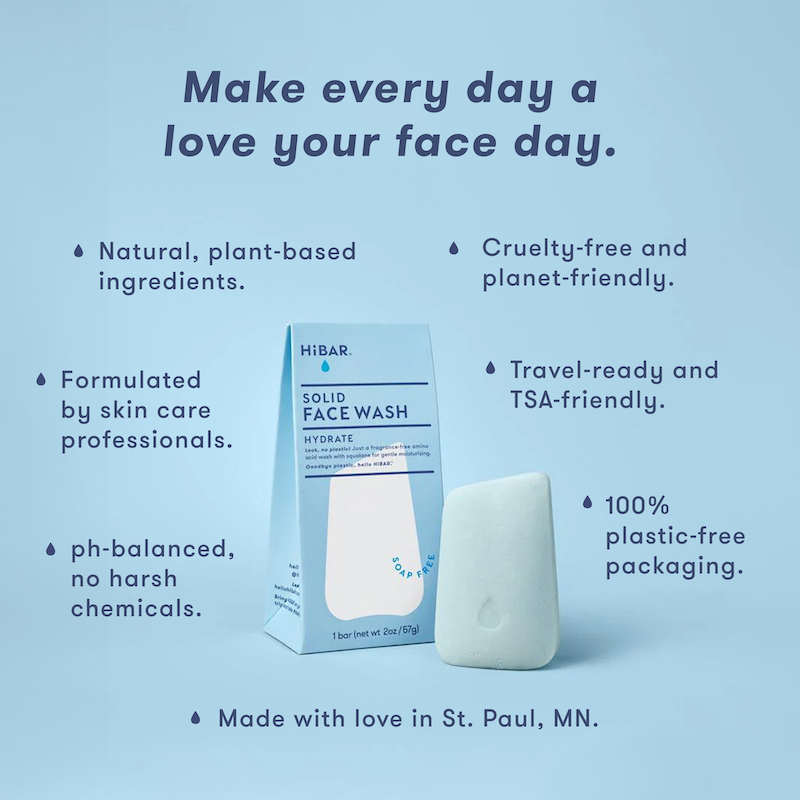 HiBAR Hydrate Face Wash