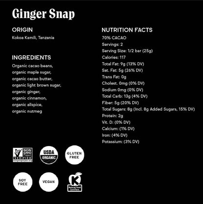 Ginger Snap Chocolate