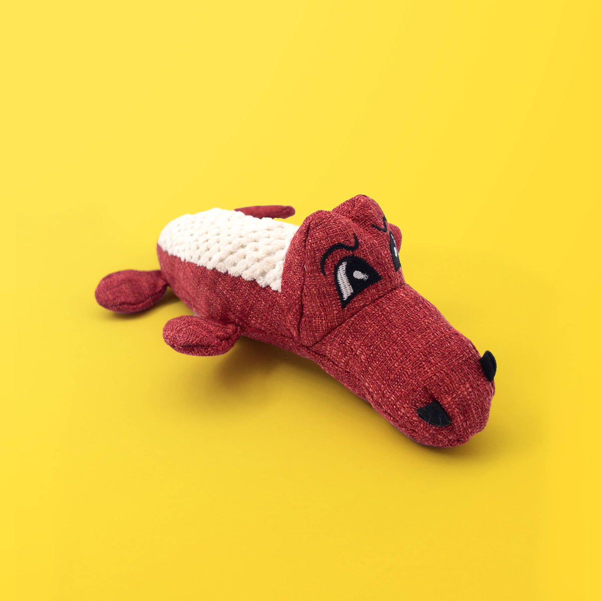 Alligator Plush Dog Toy