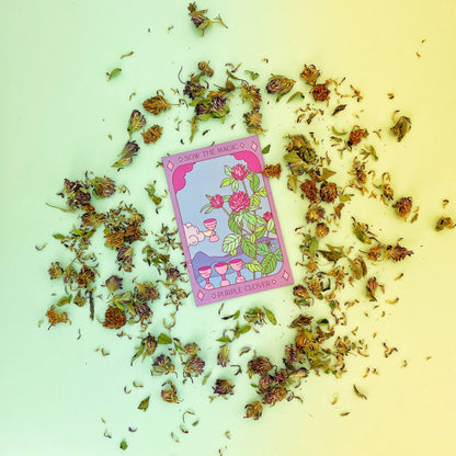 Purple Clover Tarot Garden