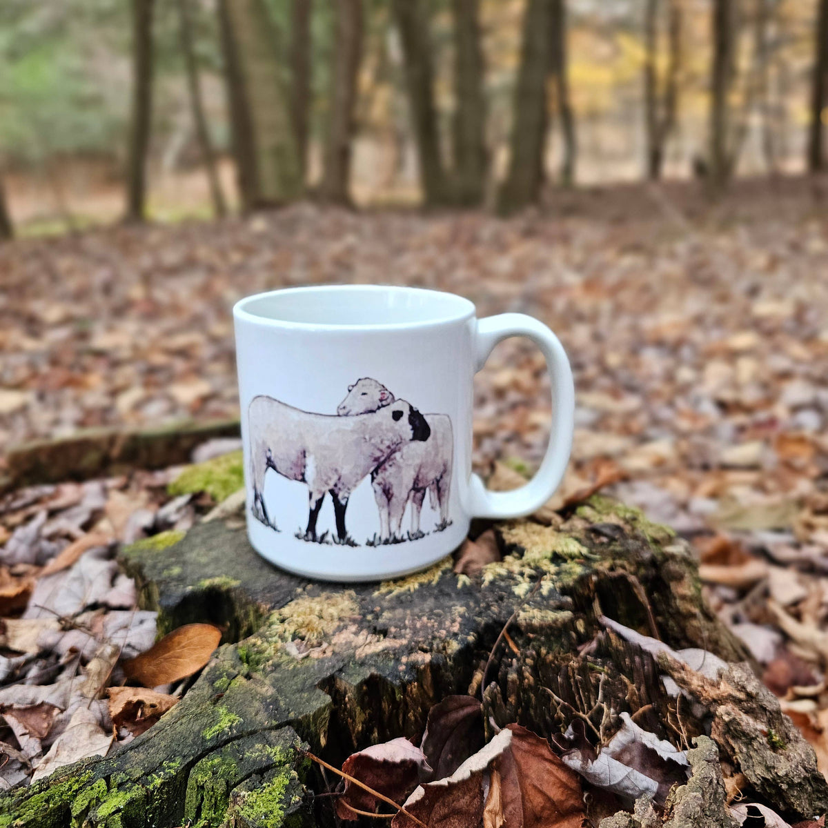 Lambs Martin & Franklin Coffee Mug