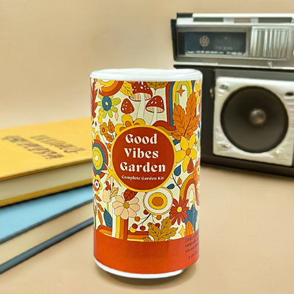 Good Vibes Shaker Garden Can Seed Kit