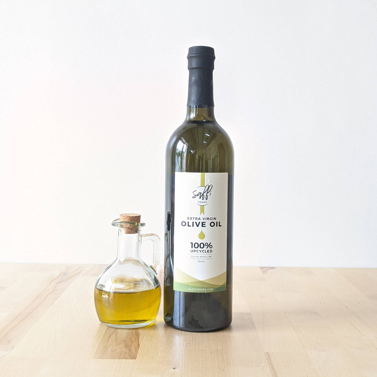 Saffi Saana Extra Virgin Olive Oil - 750ml wine bottle