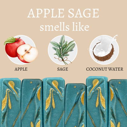 Apple Sage Vegan Handmade Soap Bar
