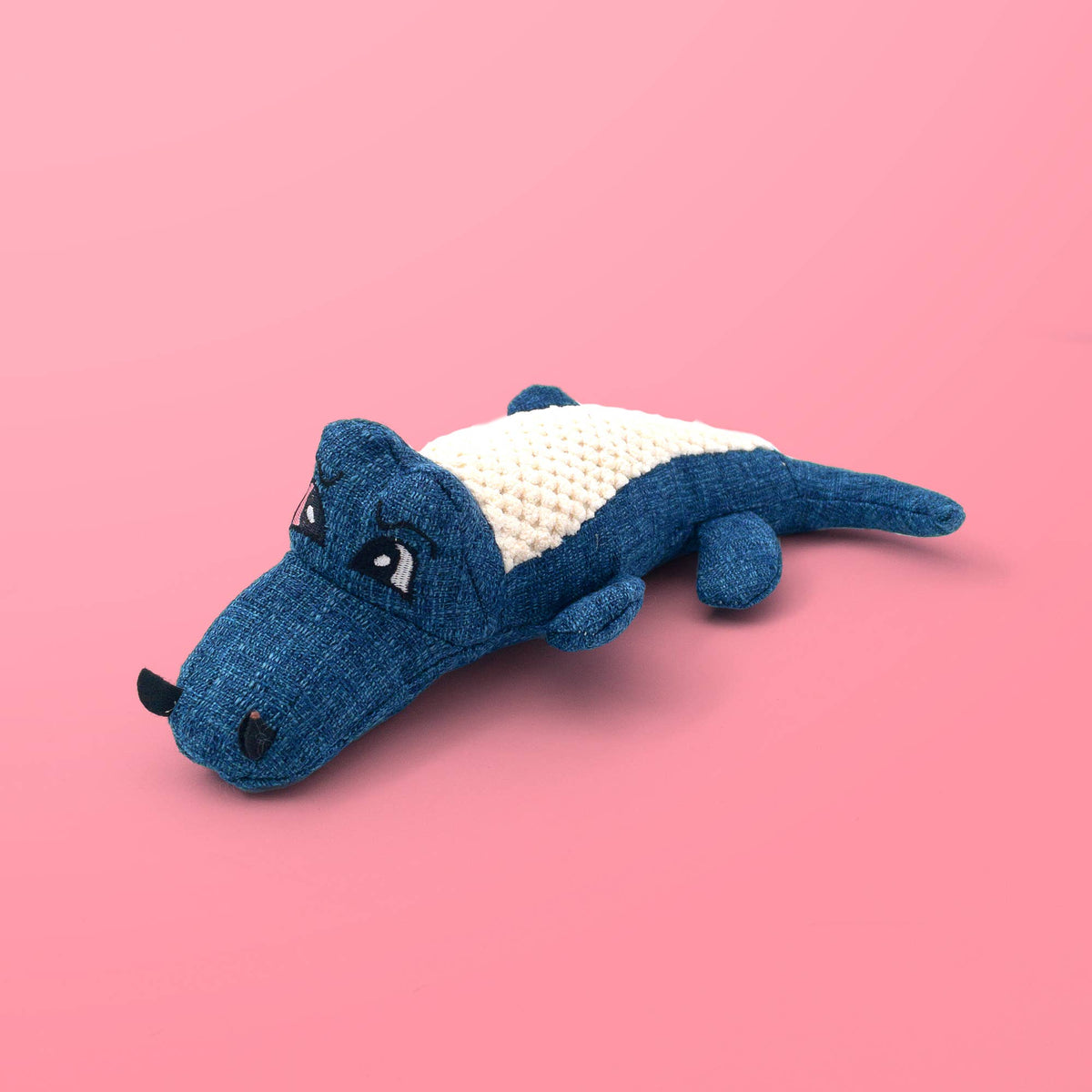 Alligator Plush Dog Toy