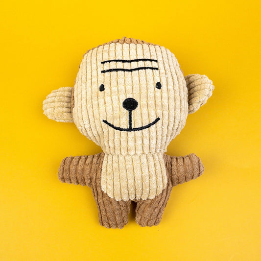 Monkey Small Plush Dog Toy